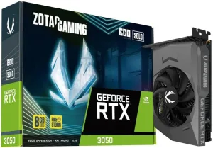 ZOTAC Gaming GeForce RTX 3050 Eco Solo NVIDIA 8 GB GDDR6, W128597019 (Solo NVIDIA 8 GB GDDR6)